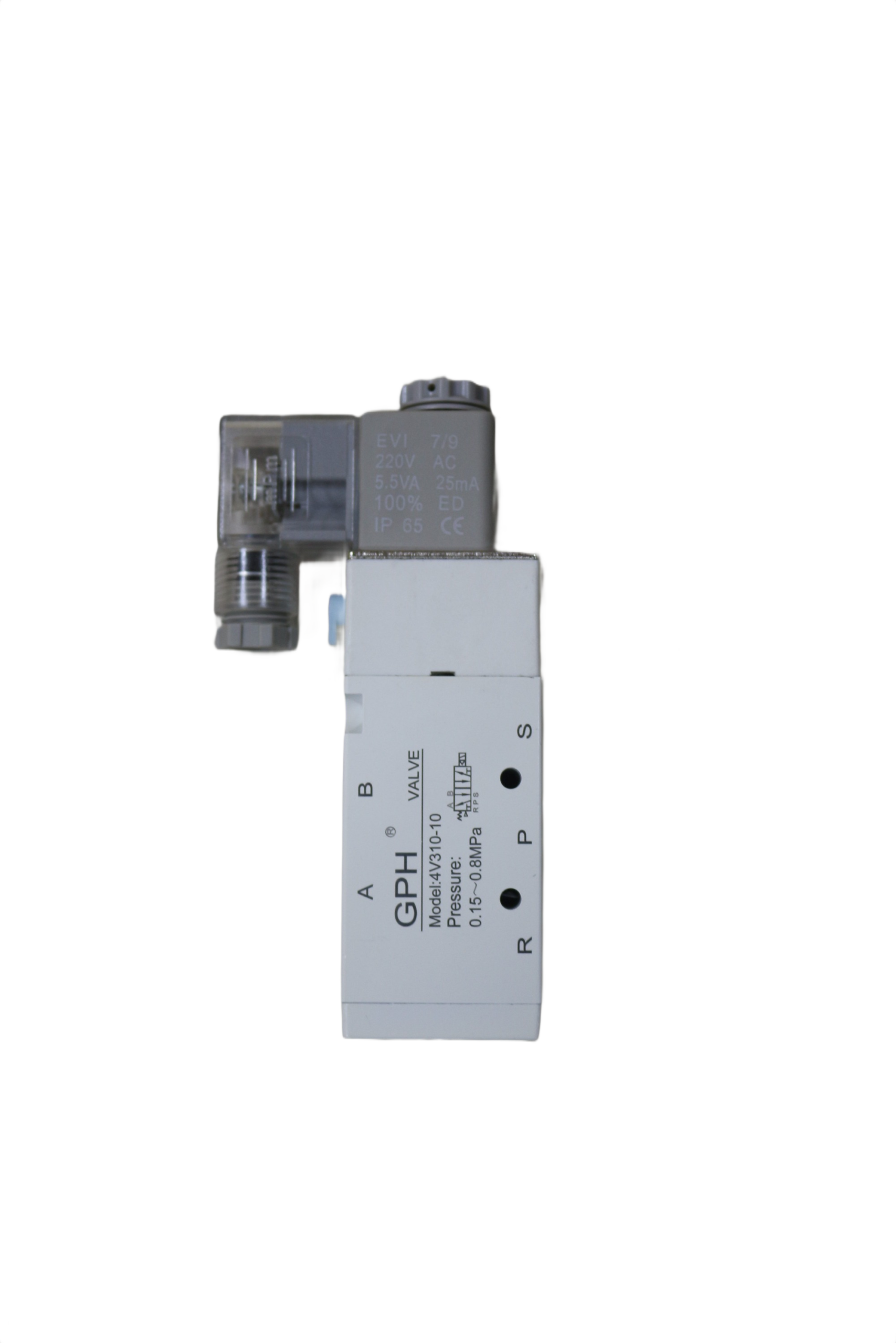 GPH 4V310-10 Pneumatic Solenoid Valve | 220V AC | 5/3 Way Directional Control Valve